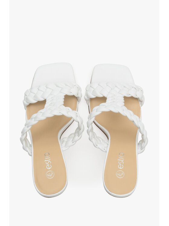 Estro Estro Παντόφλες ER00113400 Λευκό