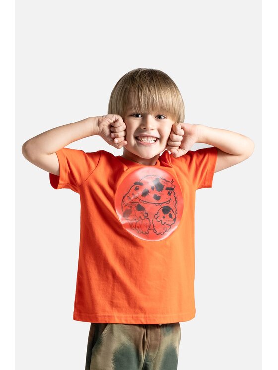 Coccodrillo Coccodrillo T-Shirt ZC4143201GBK-009 Czerwony Regular Fit