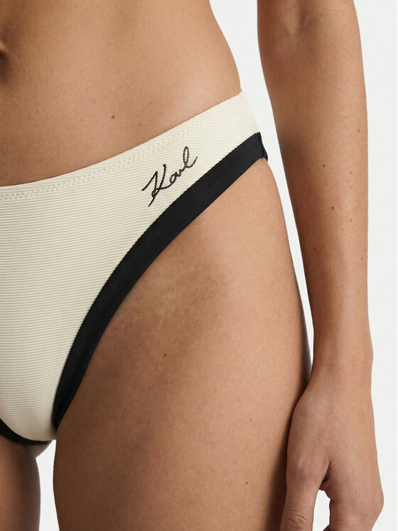 KARL LAGERFELD KARL LAGERFELD Dół od bikini B2W46023 Beżowy jasny