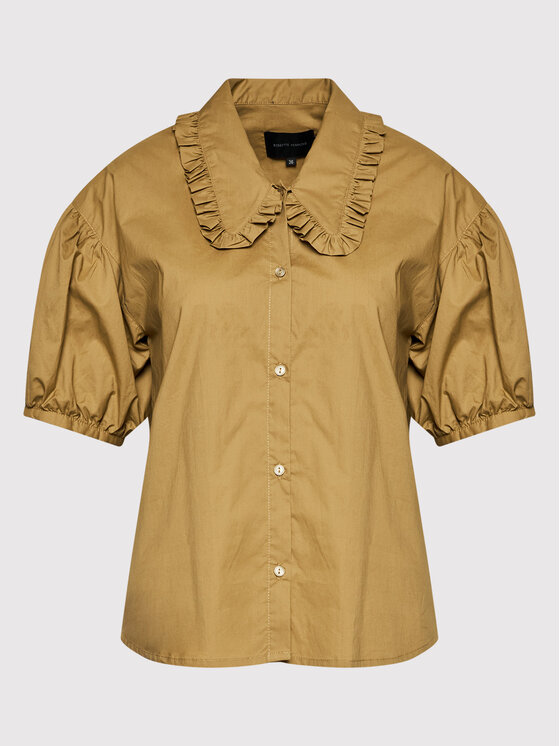 Herskind Herskind Koszula Irie 4256610 Brązowy Regular Fit