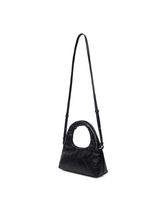 Calvin Klein Calvin Klein Kabelka Emblem Aop Puffer Bag With Strap LV04F3200G Čierna