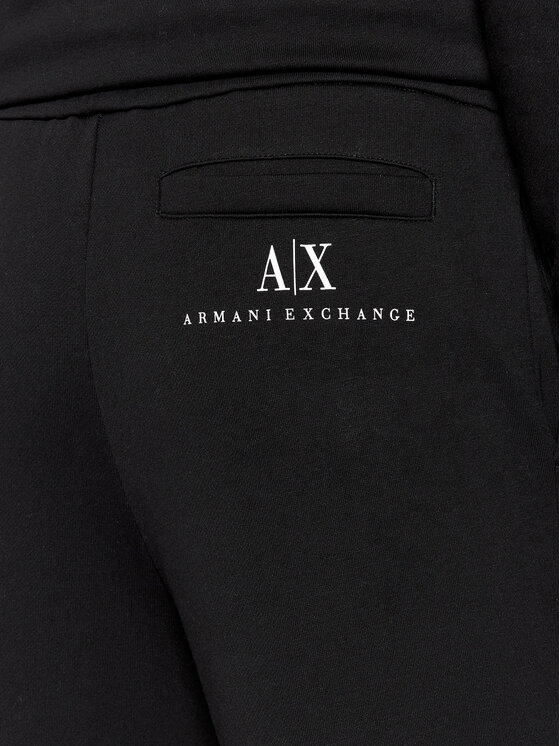 Armani Exchange Armani Exchange Teplákové kalhoty 6KZPFM ZJ6HZ 1200 Černá Regular Fit