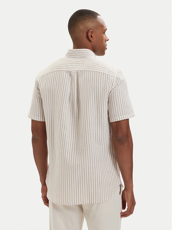 Tommy Hilfiger Tommy Hilfiger Camicia MW0MW42449 Beige chiaro Regular Fit