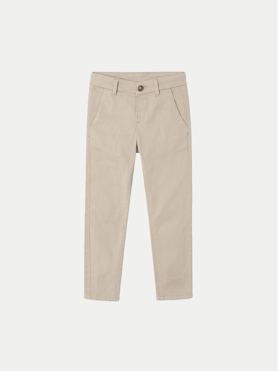 Mayoral Mayoral Штани з тканини 513 Бежевий Regular Fit