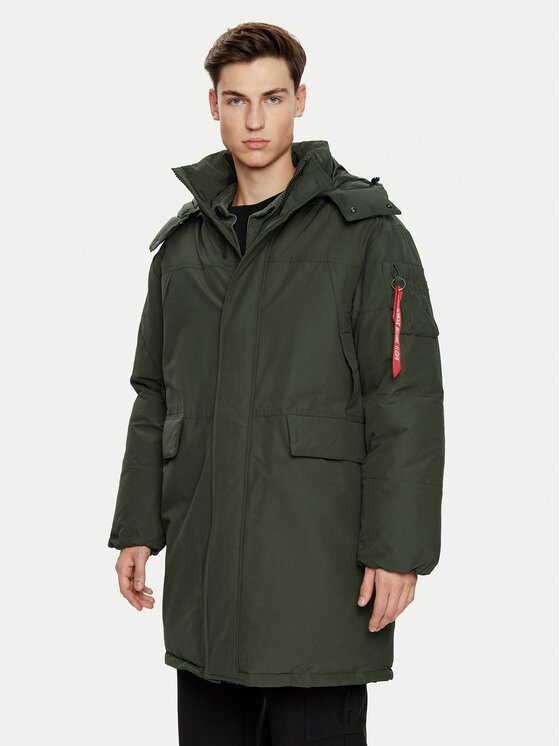 Alpha Industries Parka 148124 Zaļš Regular Fit