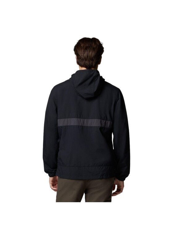 Columbia Columbia Kurtka przeciwdeszczowa Spire Valley Hooded Windbreaker 2117051010 Czarny Regular Fit