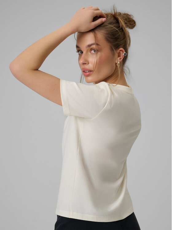 4F 4F T-shirt 4FRAW25TTSHF3409-12S Bianco Loose Fit