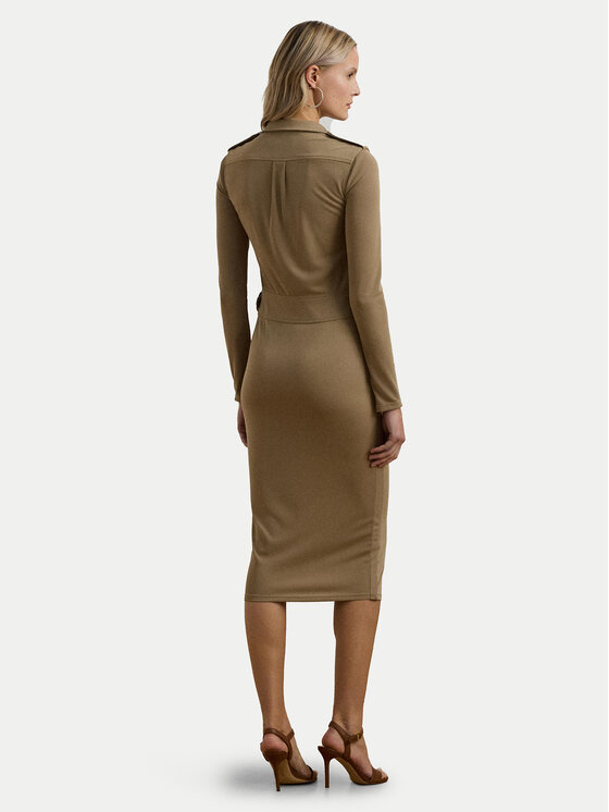 LAUREN RALPH LAUREN LAUREN RALPH LAUREN Sukienka codzienna 200963901001 Beżowy Slim Fit