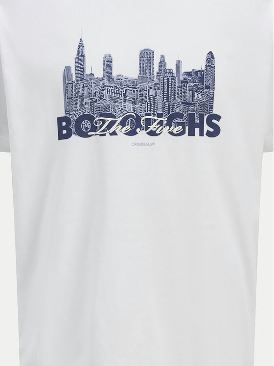 Jack&Jones Jack&Jones T-shirt Boston 12272981 Bijela Relaxed Fit