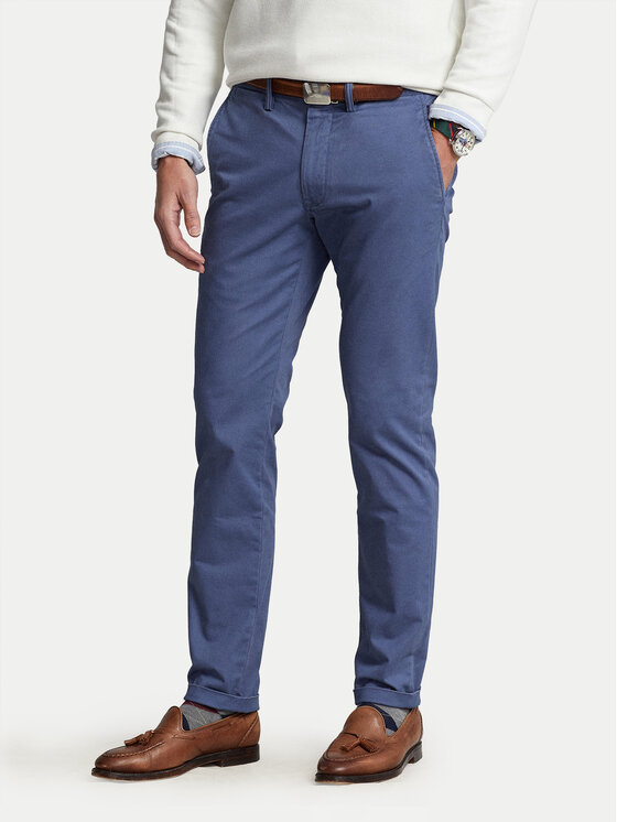Polo Ralph Lauren Polo Ralph Lauren Chino kalhoty 710704176080 Modrá Slim Fit