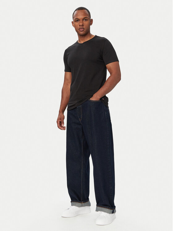 Tommy Hilfiger Tommy Hilfiger Póló szett UM0UM03929 Fekete Slim Fit