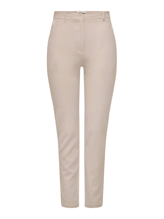 ONLY ONLY Штани з тканини 15278713 Бежевий Regular Fit
