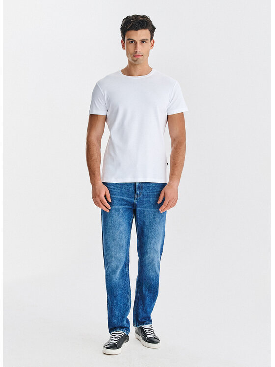 Pako Lorente Pako Lorente T-Shirt P000B-TT-005 Biały Regular Fit