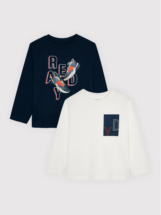 Set di 2 magliette 4087 Multicolore Regular Fit