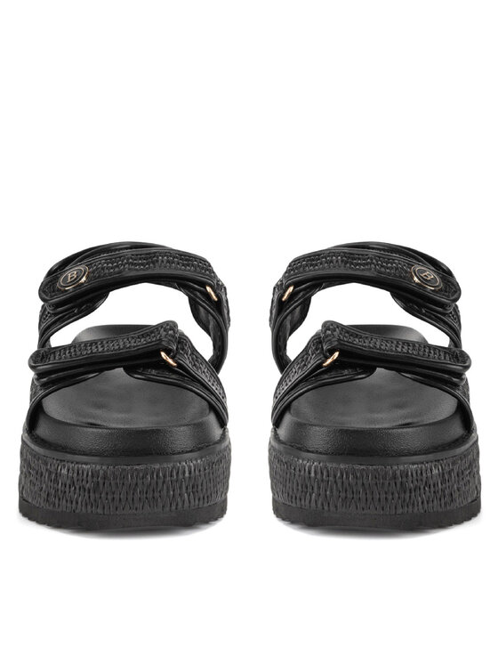 Badura Badura Σανδάλια BEGONIA-TS6165-01 Μαύρο