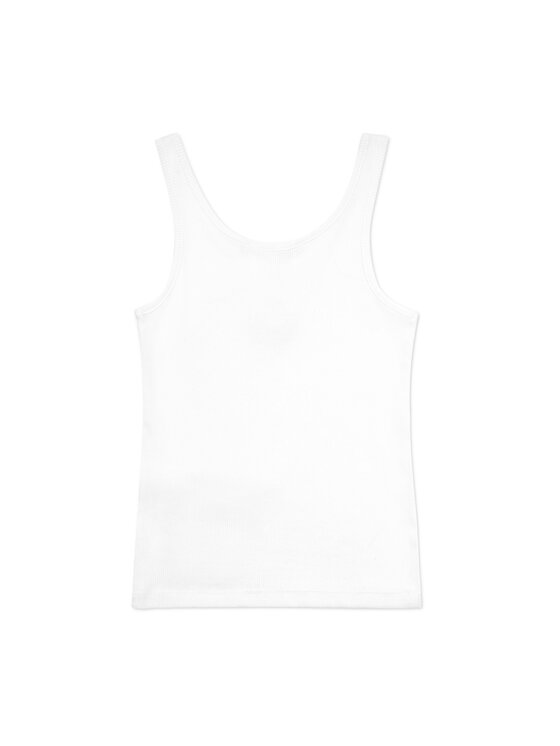 PHILIPP PLEIN PHILIPP PLEIN Tank top 28153 Biały Basic Fit