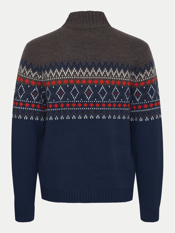 Blend Blend Sweter 20717433 Granatowy Regular Fit