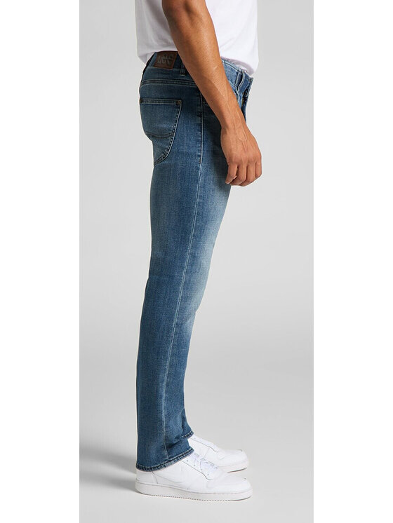 Lee Lee Jeansy Slim Fit MVP Extreme Motion Niebieski Slim Fit