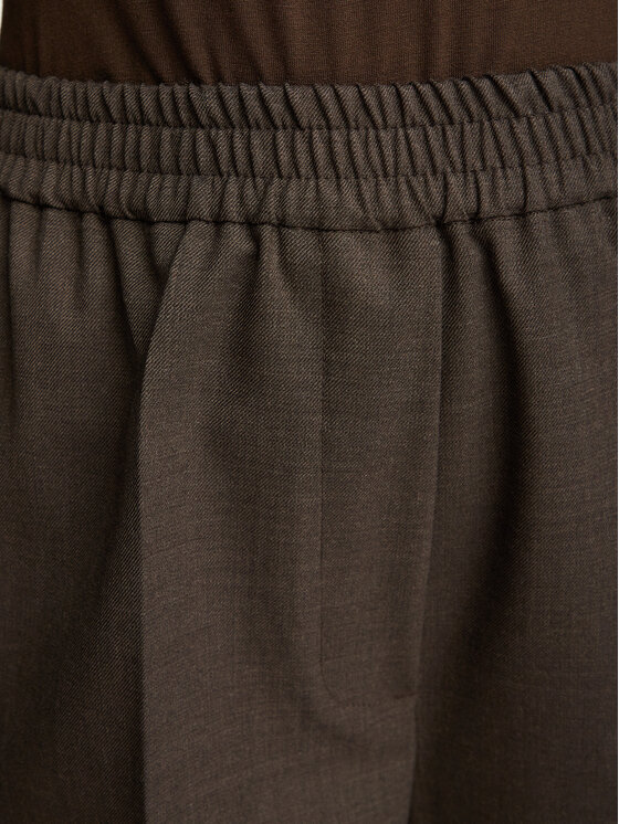 Weekend Max Mara Weekend Max Mara Riidest püksid Petra 2625136052 Pruun Regular Fit