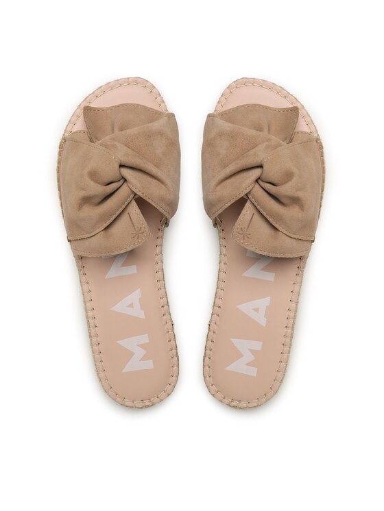 Manebi Manebi Espadryle Sandals With Knot W 1.9 JK Beżowy