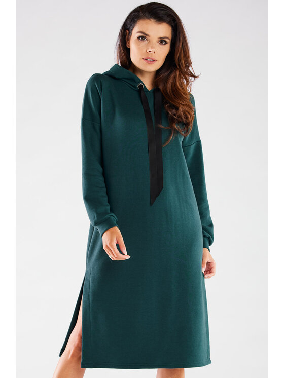 Infinite You Infinite You Úpletové šaty M269 Zelená Basic Fit