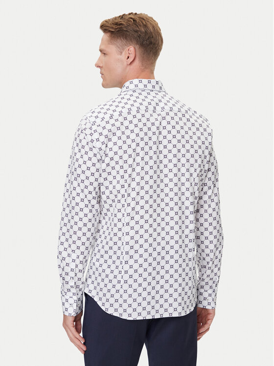 JOOP! JOOP! Košeľa 17 JSH-63Pierce 30047175 Écru Slim Fit