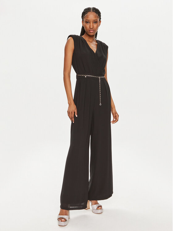 Morgan Morgan Jumpsuit 241-PIDOU Schwarz Regular Fit