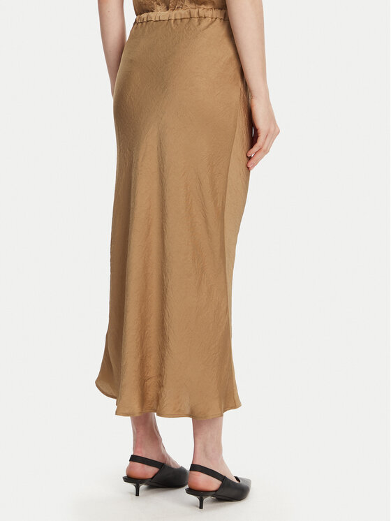 Marella Marella Spódnica midi No 2513101055 Beżowy Regular Fit