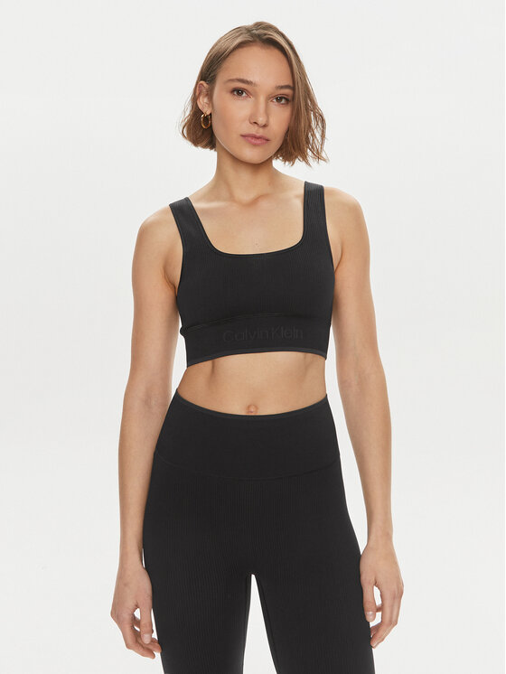Sport melltartó Calvin Klein Performance, Méret: XL, Fekete, 00GWS4K220