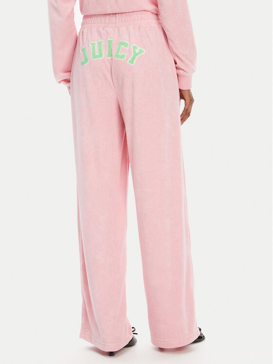 Juicy Couture Juicy Couture Долнище анцуг Regan JCWBJ125335 Розов Wide Leg