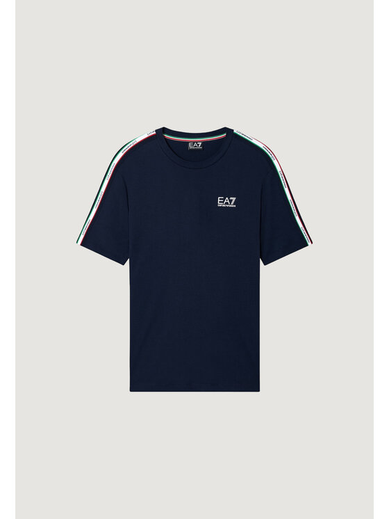 EA7 Emporio Armani EA7 Emporio Armani T-Shirt 7M001861 AF12503 Niebieski Casual Fit