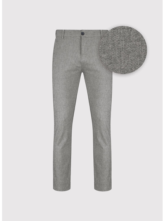 Pako Lorente Pako Lorente Spodnie materiałowe P25WF-WX-016 Szary Slim Fit