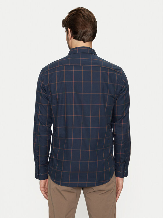 Selected Homme Selected Homme Риза 16096092 Тъмносин Regular Fit