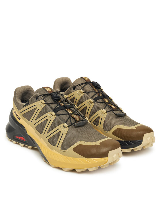 Salomon Salomon Bežecké topánky Speedcross Peak Gore-Tex L47853100 Hnedá