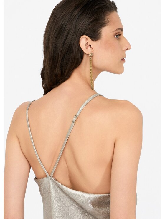 Liu Jo Liu Jo Top CF5281T002AV9567 Oro Regular Fit