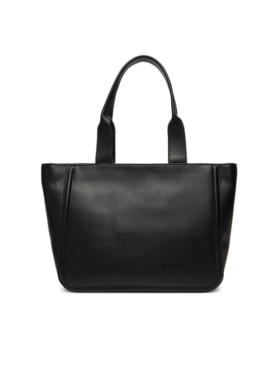 Calvin Klein Calvin Klein Torebka Bold Ck Medium Tote LV04F3218G Czarny