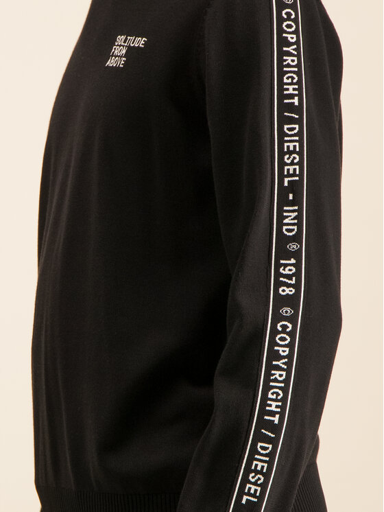 Diesel Diesel Pullover Tracky 00SASR 0TATJ Schwarz Regular Fit