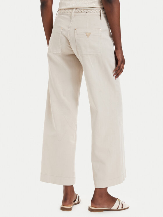 Guess Guess Džinsi W6GB15 W1886 Bēšs Wide Leg