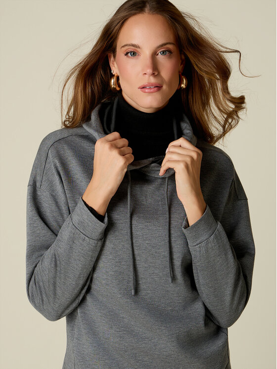 Oltre Oltre Felpa G882J004759N013 Grigio Over Fit