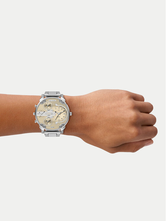 Diesel Diesel Uhr Mr.Daddy Slim DZ7495 Silberfarben