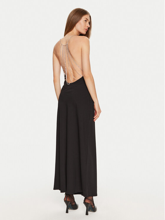 Eleh Eleh Abendkleid E00312 Schwarz Regular Fit