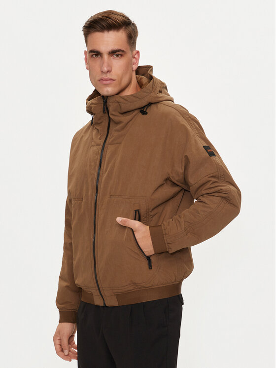 Boss Geacă Oseam-W 50518720 Maro Regular Fit