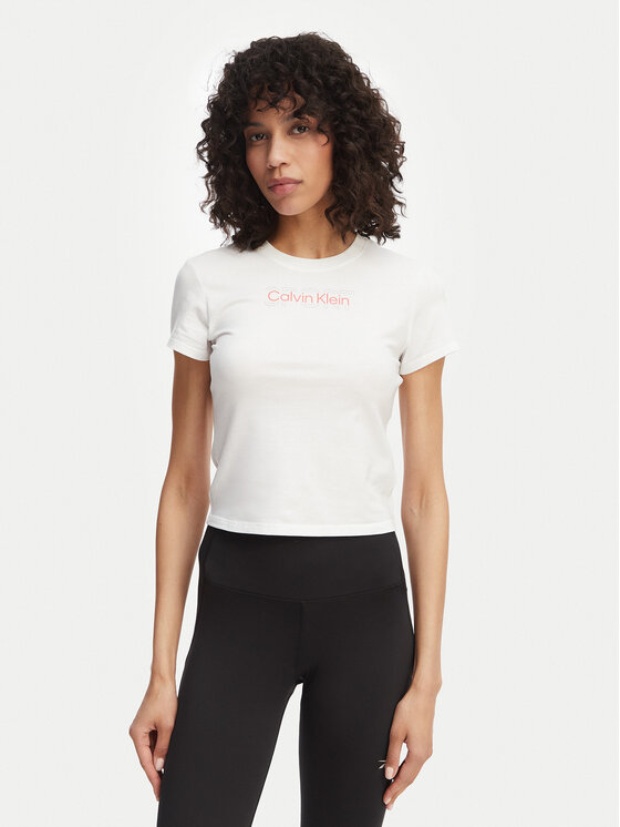 Calvin Klein Tricou LVGWS6K240 Alb Regular Fit