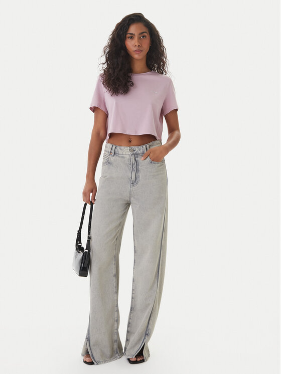 Guess Guess Тишърт V6GI17 K2984 Розов Regular Fit