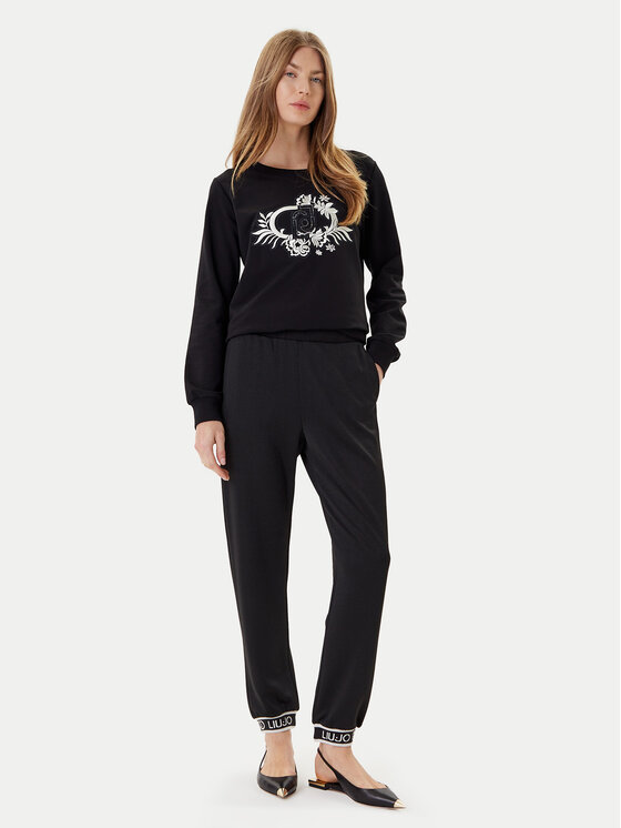 Liu Jo Sport Liu Jo Sport Μπλούζα TF5097 FS090 Μαύρο Regular Fit