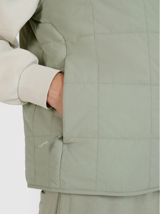 4F 4F Gilet 4FWSS25TVJAM210-44S Verde Regular Fit