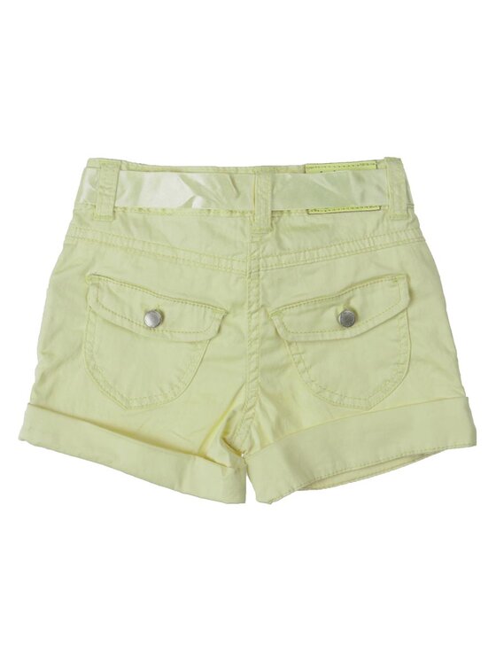 Kanz Kanz Szorty materiałowe 1434025-4013 Żółty Basic Fit