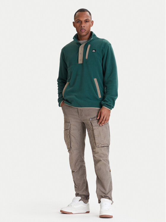 Quiksilver Quiksilver Fleecejacke No Destination EQYPF03072 Grün Regular Fit