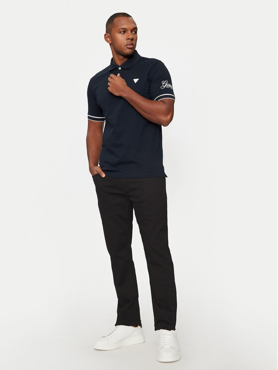 Guess Guess Jeansy M4BA1C D5DN1 Czarny Slim Fit