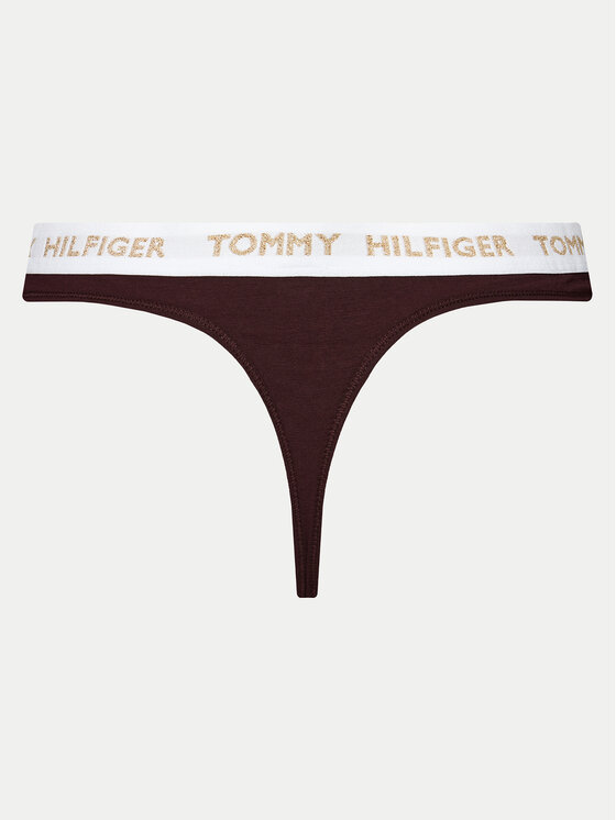 Tommy Hilfiger Tommy Hilfiger Stringtanga UW0UW05655 Dunkelrot